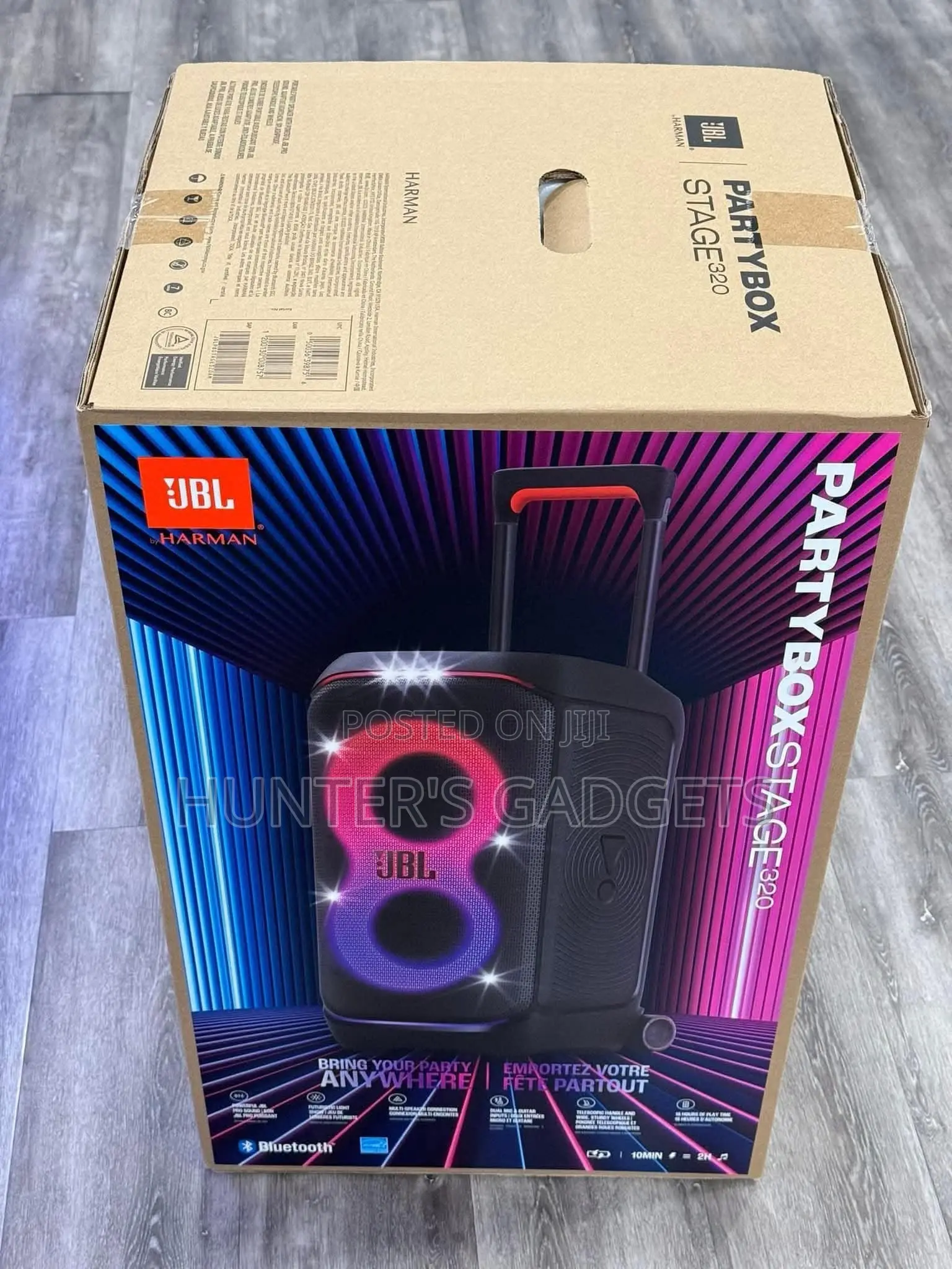 JBL Partybox Stage320 Bluetooth Rechargeble Powerful Speaker