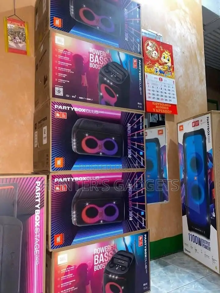 JBL Party Box Club 120 Bluetooth Rechargeable Powerful Speak