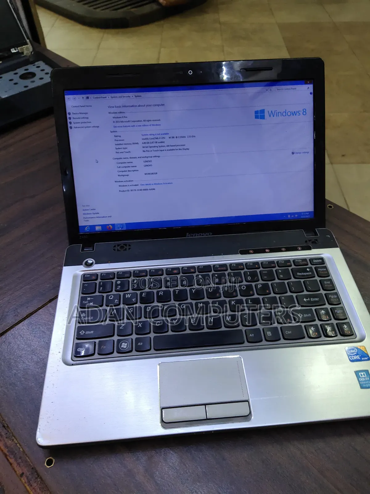 Laptop Lenovo IdeaPad Z470 4GB Intel Core I3 HDD 320GB