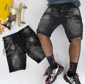 Balmain Jean Shorts for Men