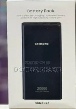 New Samsung Battery Pack 25w Super Fast Charging 20,000mah