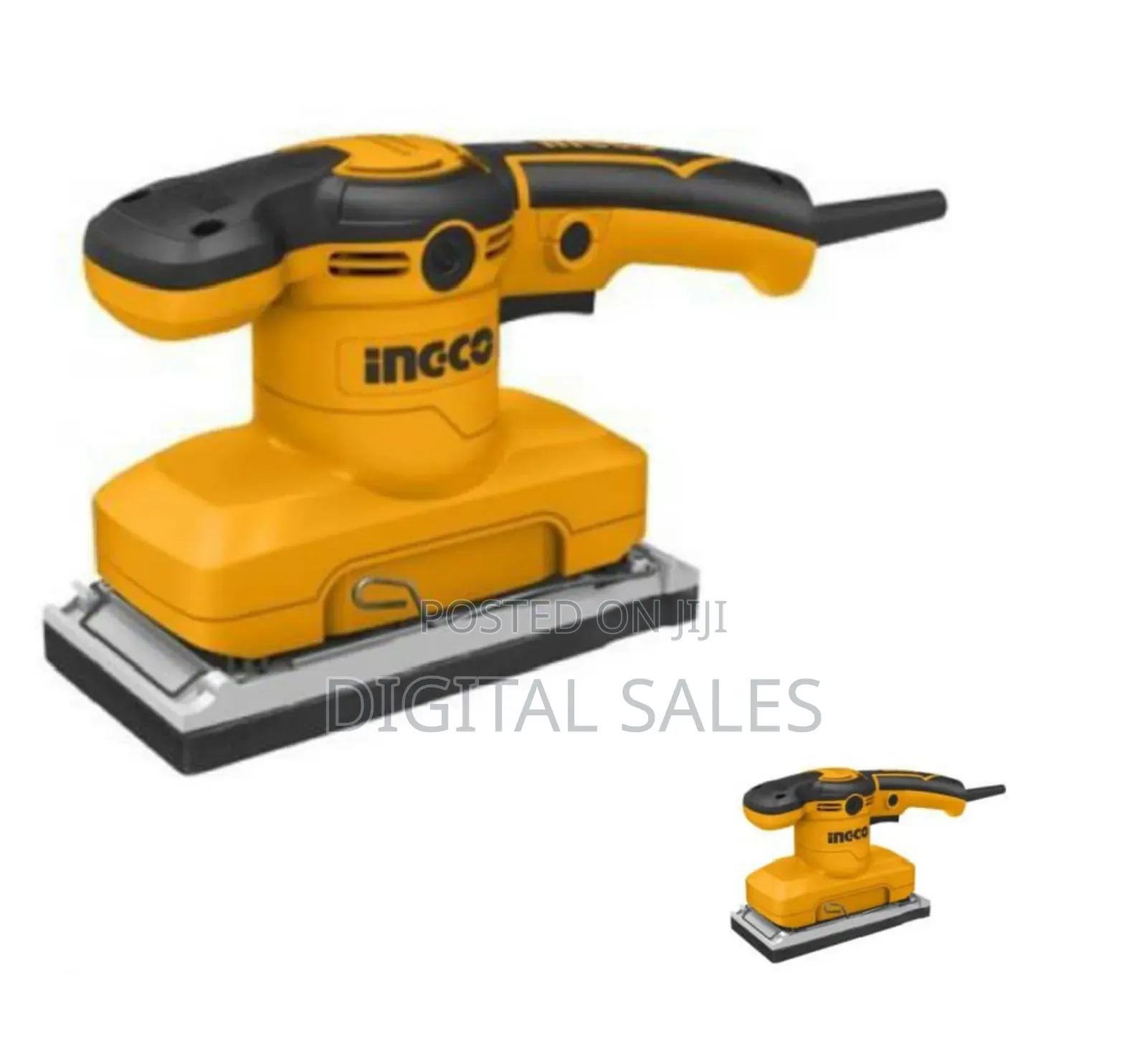 Ingco Fs3208 Finishing Sander 320w , 93*185mm - Yellow,Black
