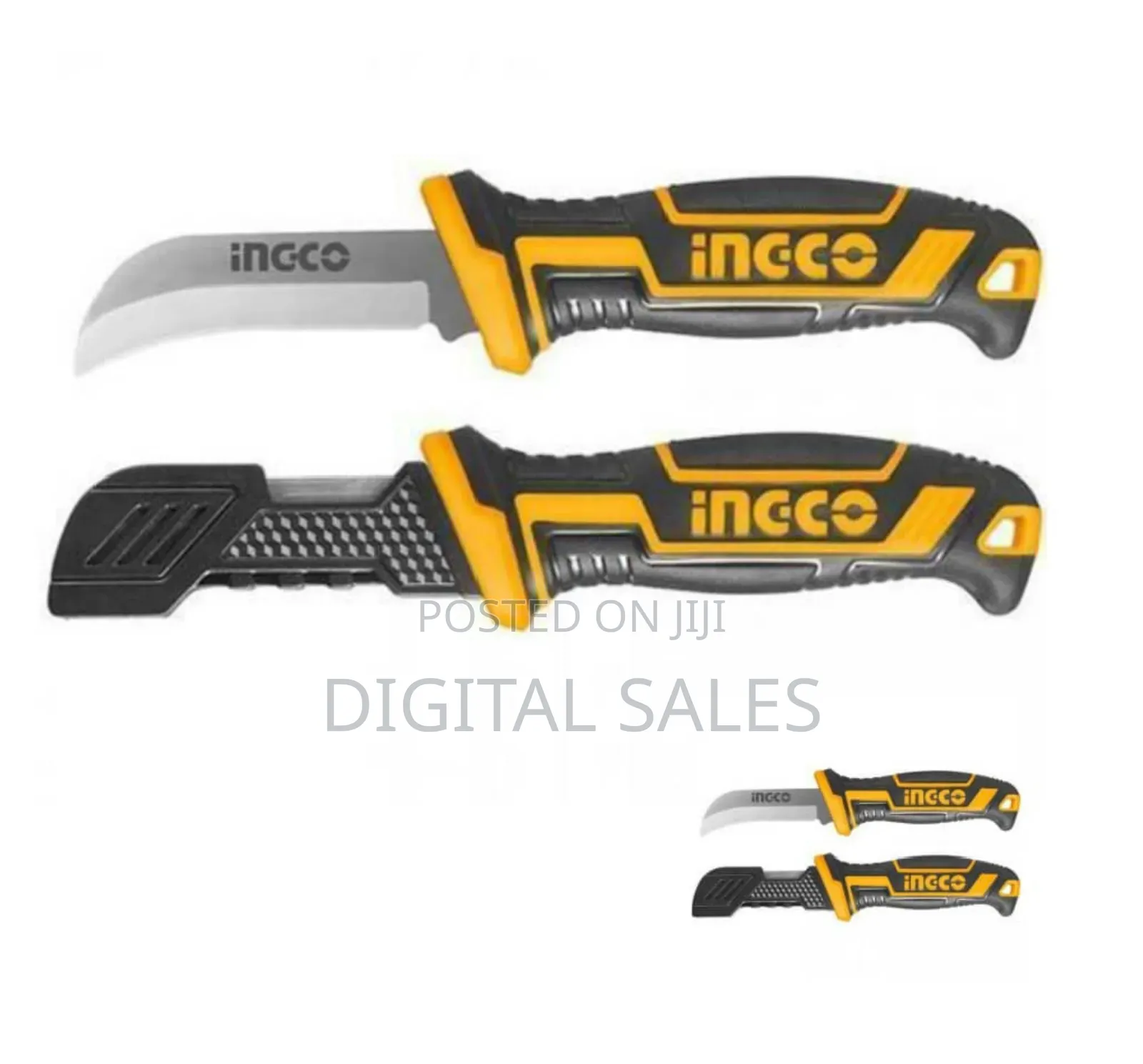 Ingco Cable Stripping Knife_ Black