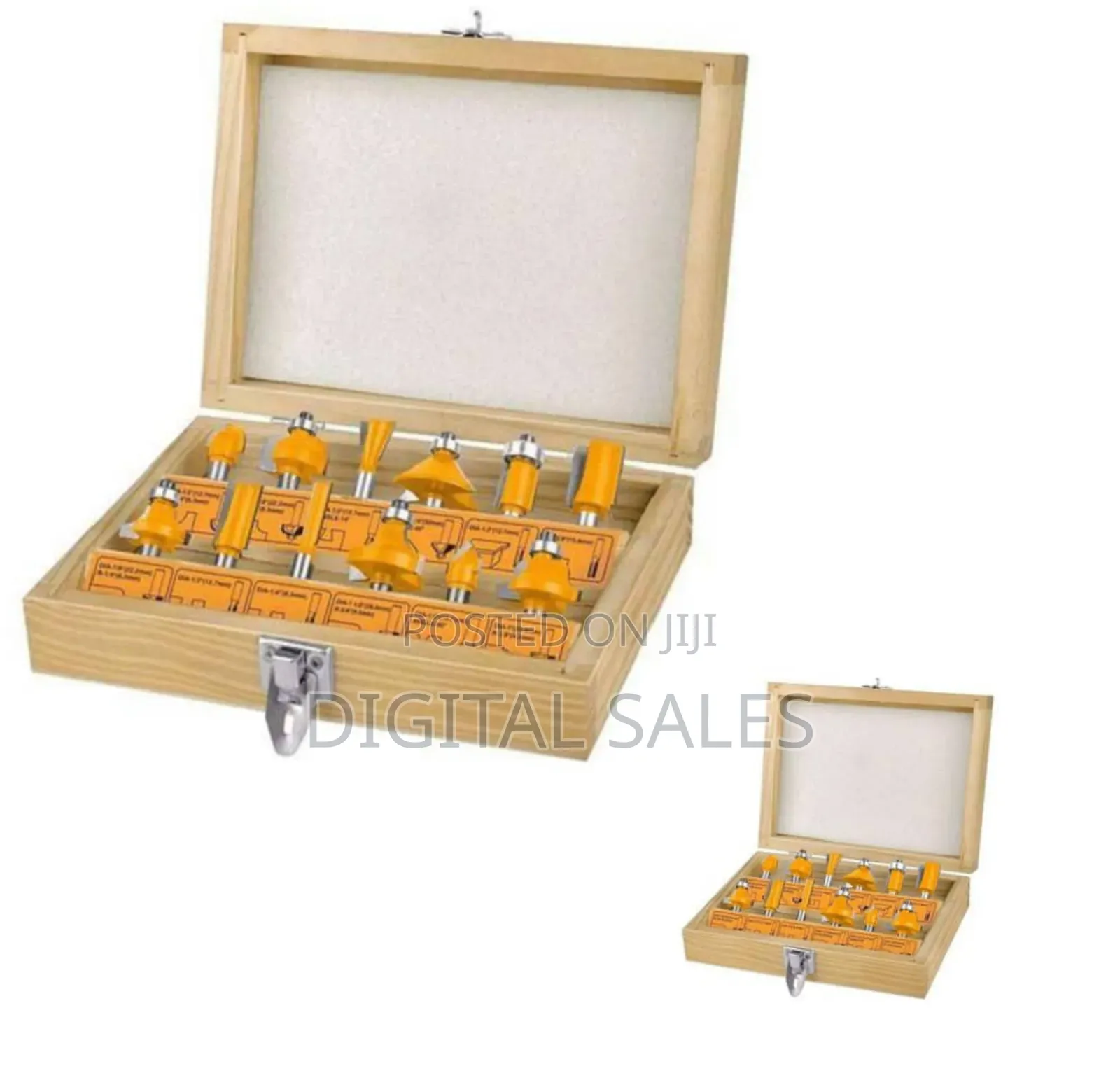 Ingco 12pcs Router Bits Set(6mm) -