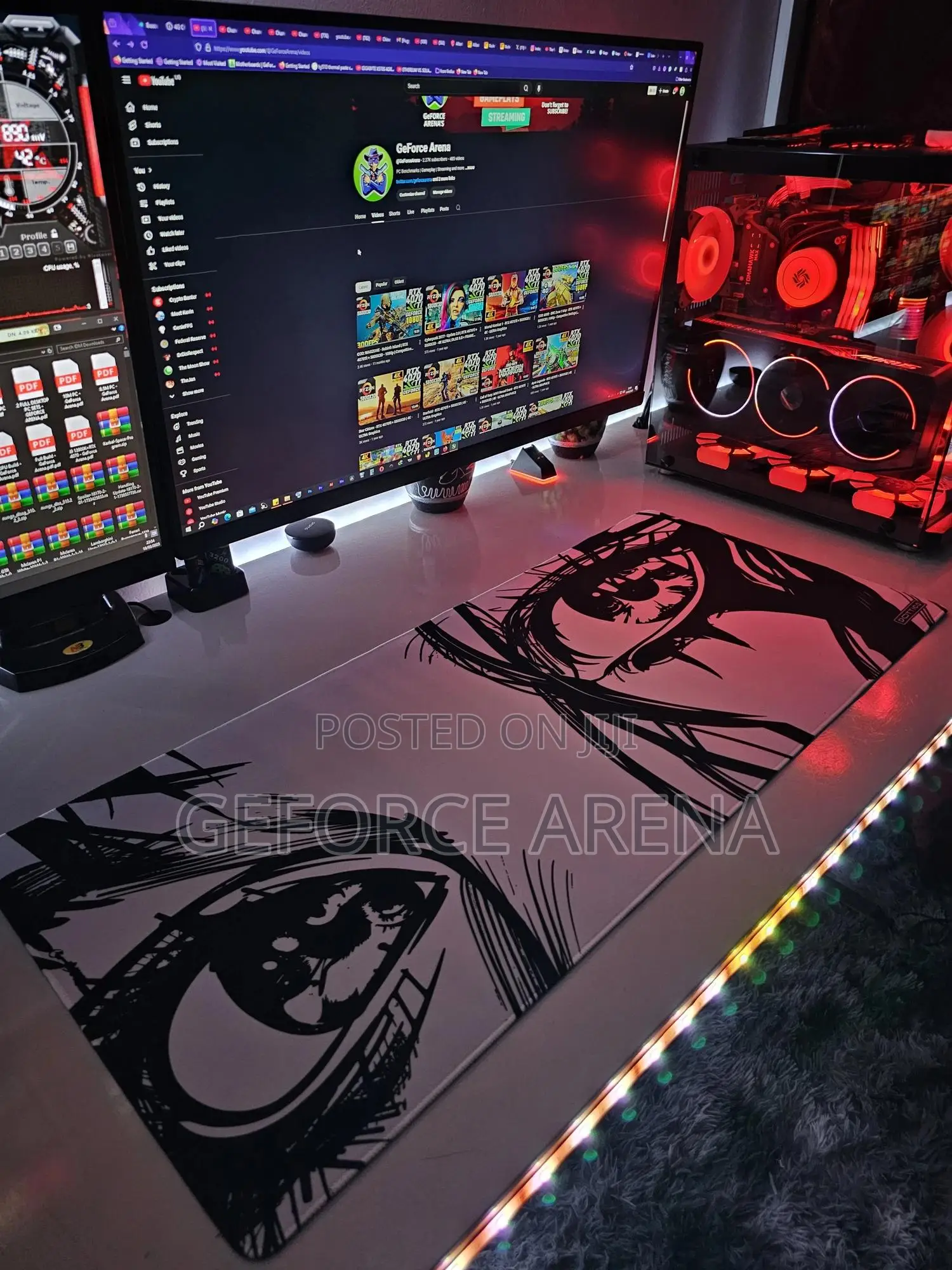 Hyper Gaming Mouse Pad With RGB Lights - Brand New