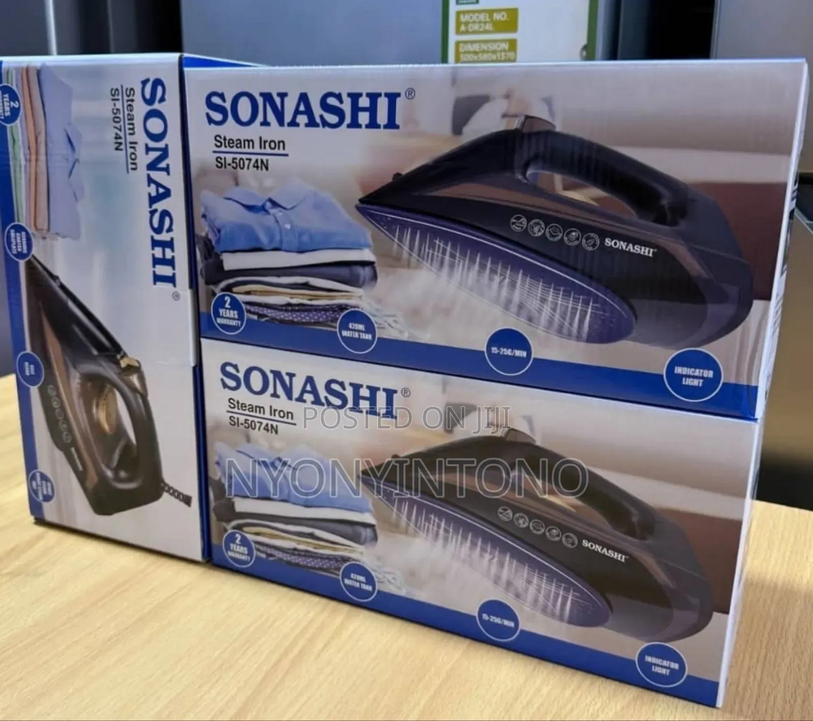Sonashi Strong and Durable Steam Iron With 2yrs Warranty