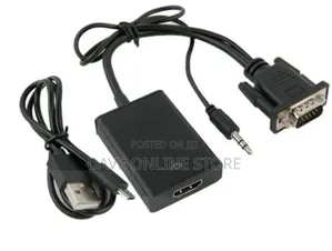 1080p Audio Input Vga to HDM Adapter Output Male to Female