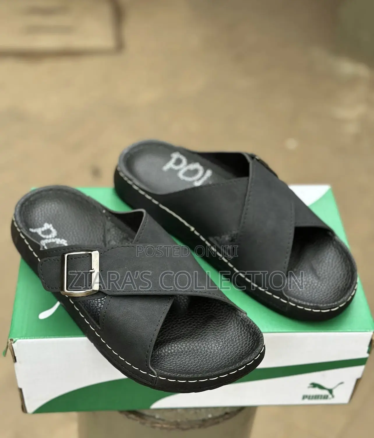 Black Polex Sandals