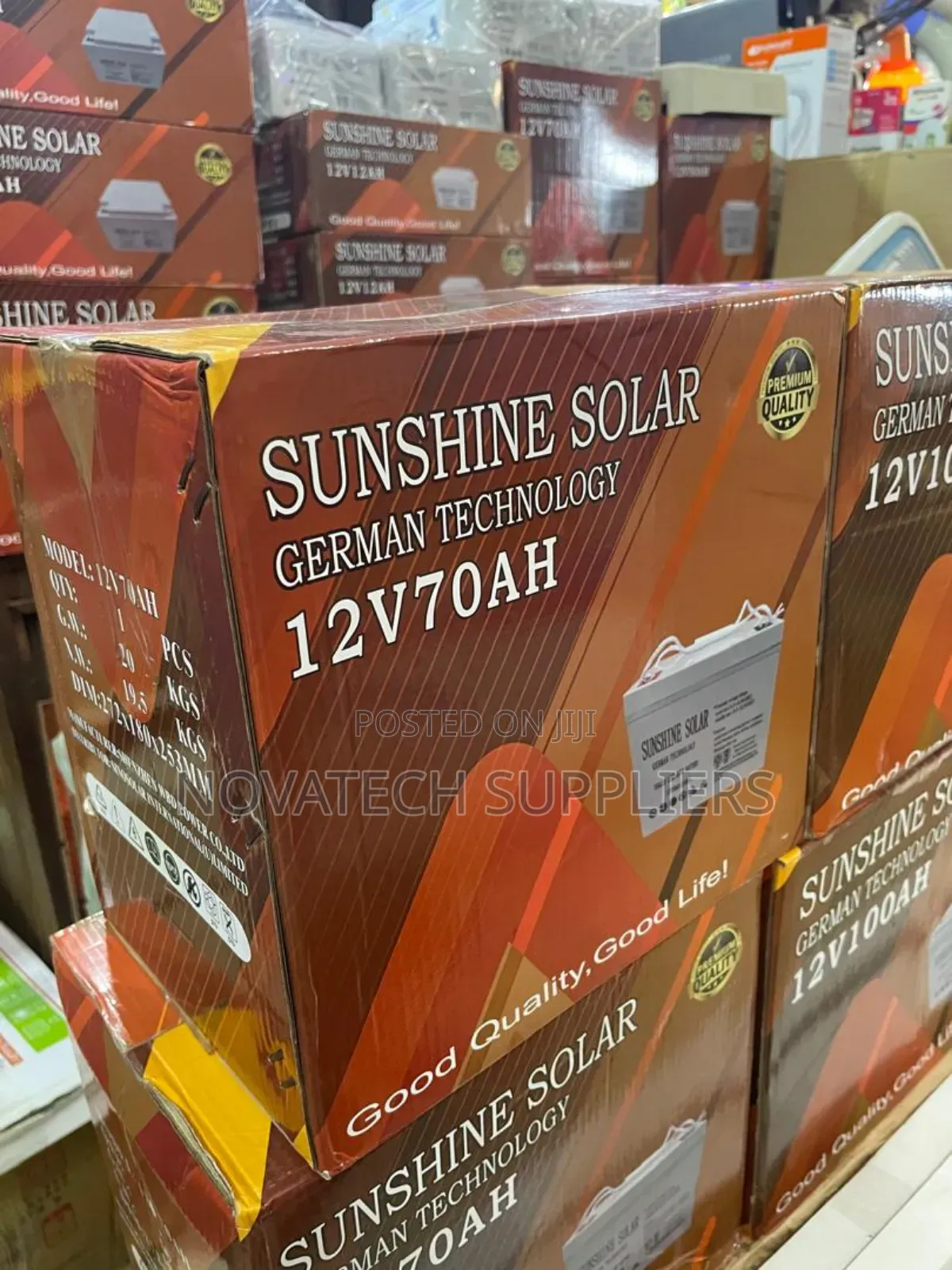 50ah Sunshine German Technology Solar Battery Hkna