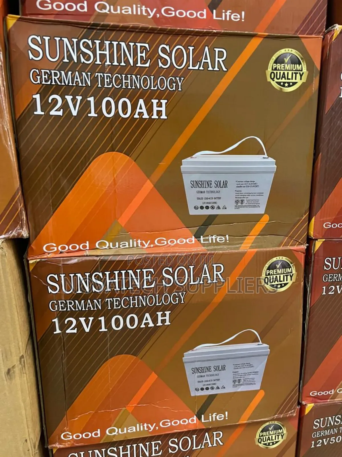 100ah German Technology Solar Powder Battery KKN