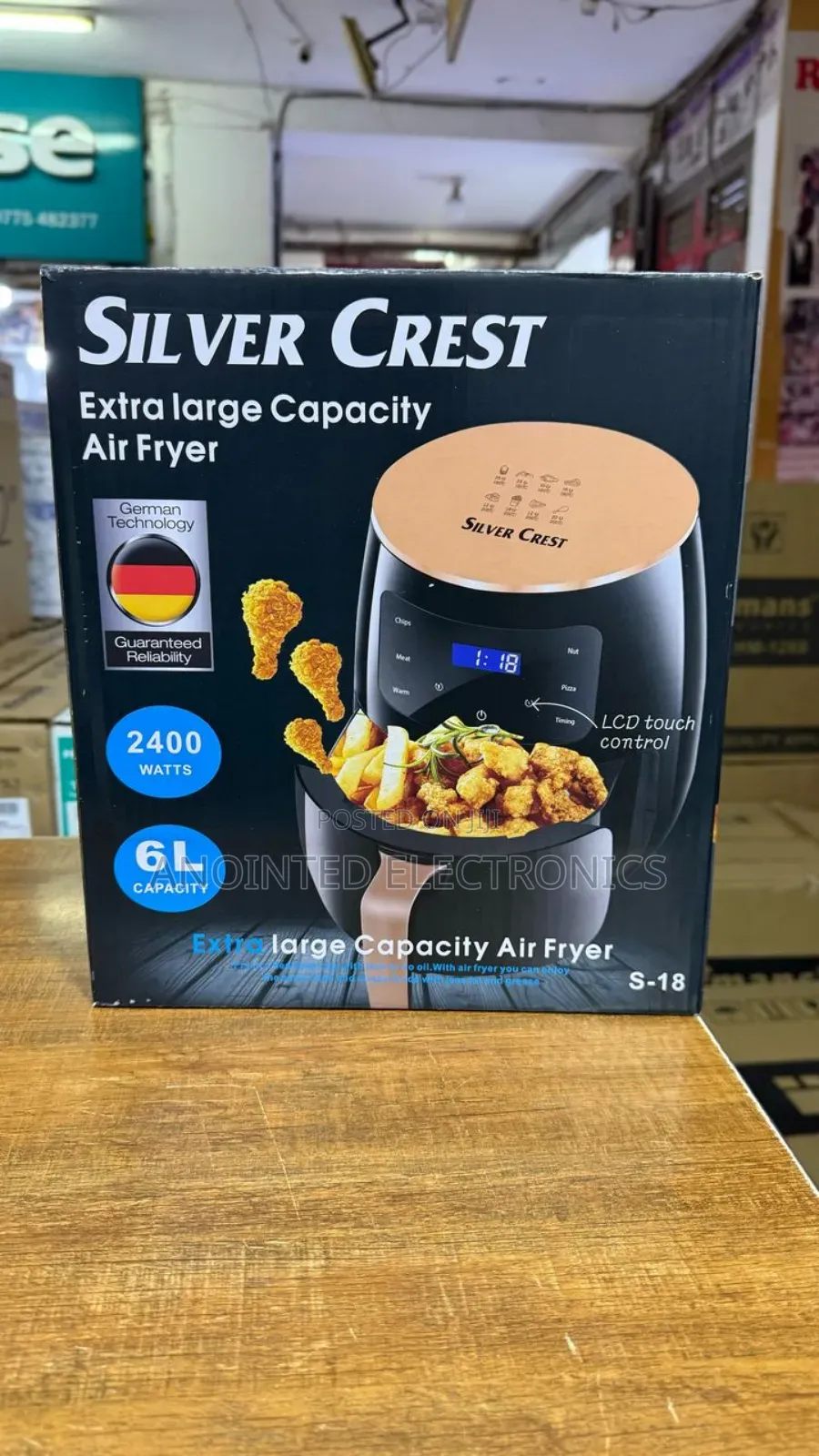 Sliver Chrest 6l Air Fryer