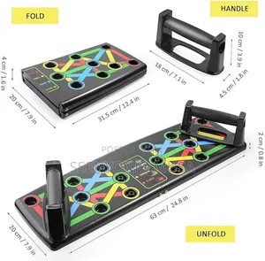 Pro 14-in-1 Foldable Push-Up Board - Upper Body Exerciser
