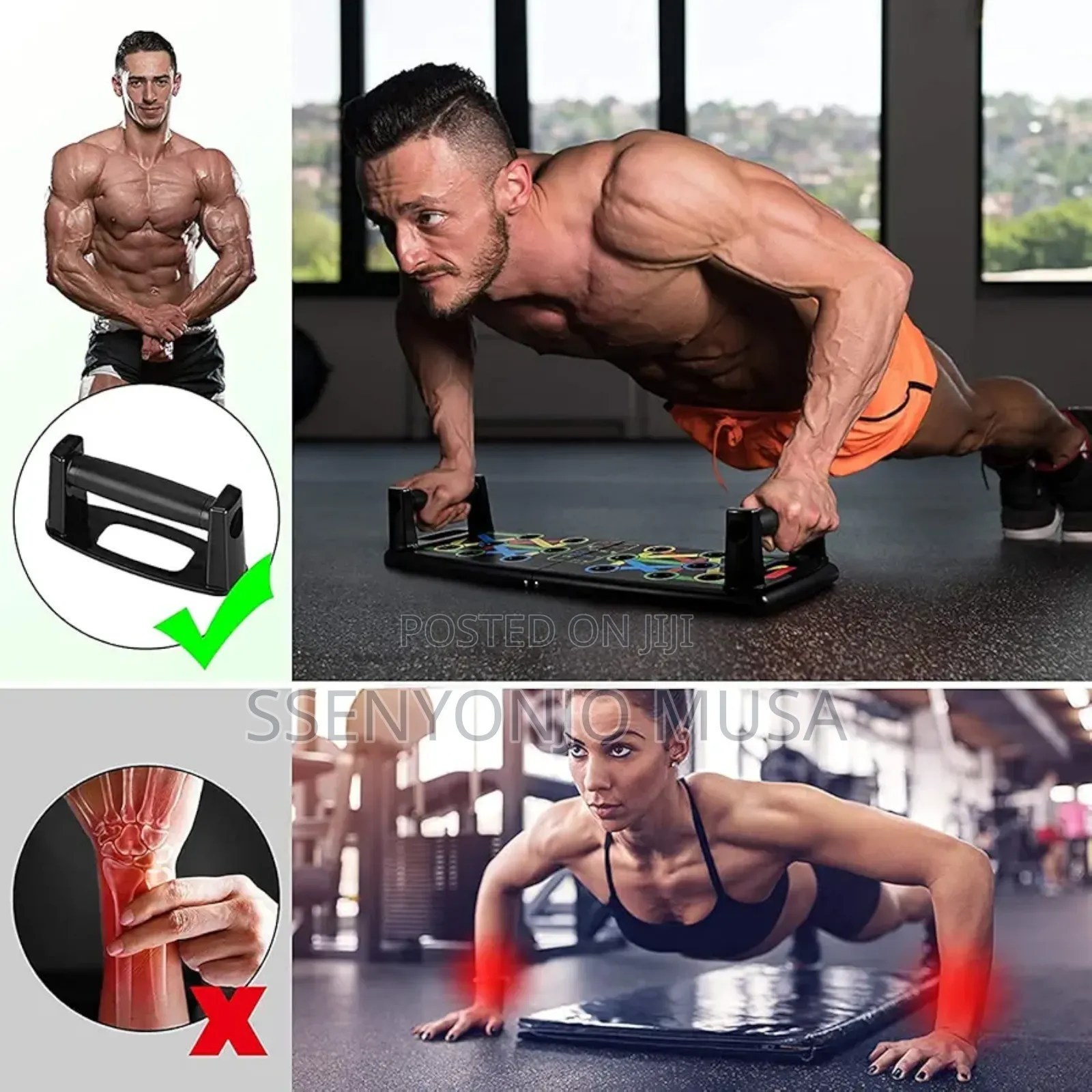Pro 14-in-1 Foldable Push-Up Board - Upper Body Exerciser