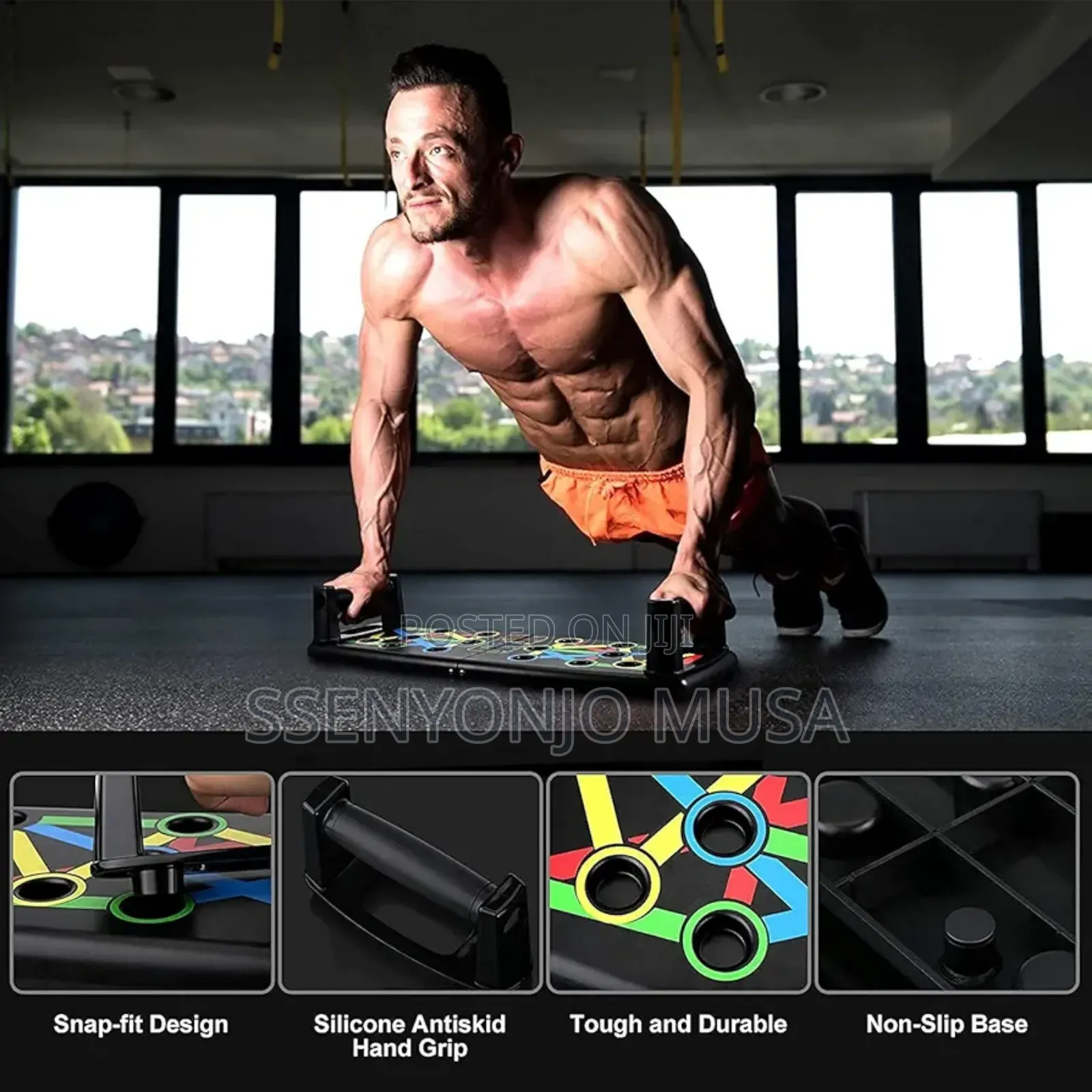Pro 14-in-1 Foldable Push-Up Board - Upper Body Exerciser
