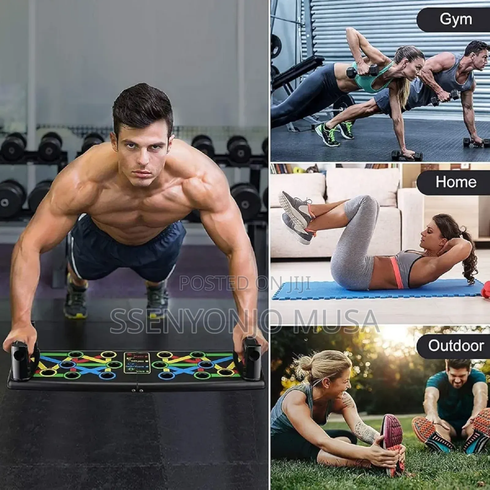 Pro 14-in-1 Foldable Push-Up Board - Upper Body Exerciser
