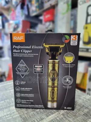 Raf Rechargeable Golden Cordless Hair Clipper