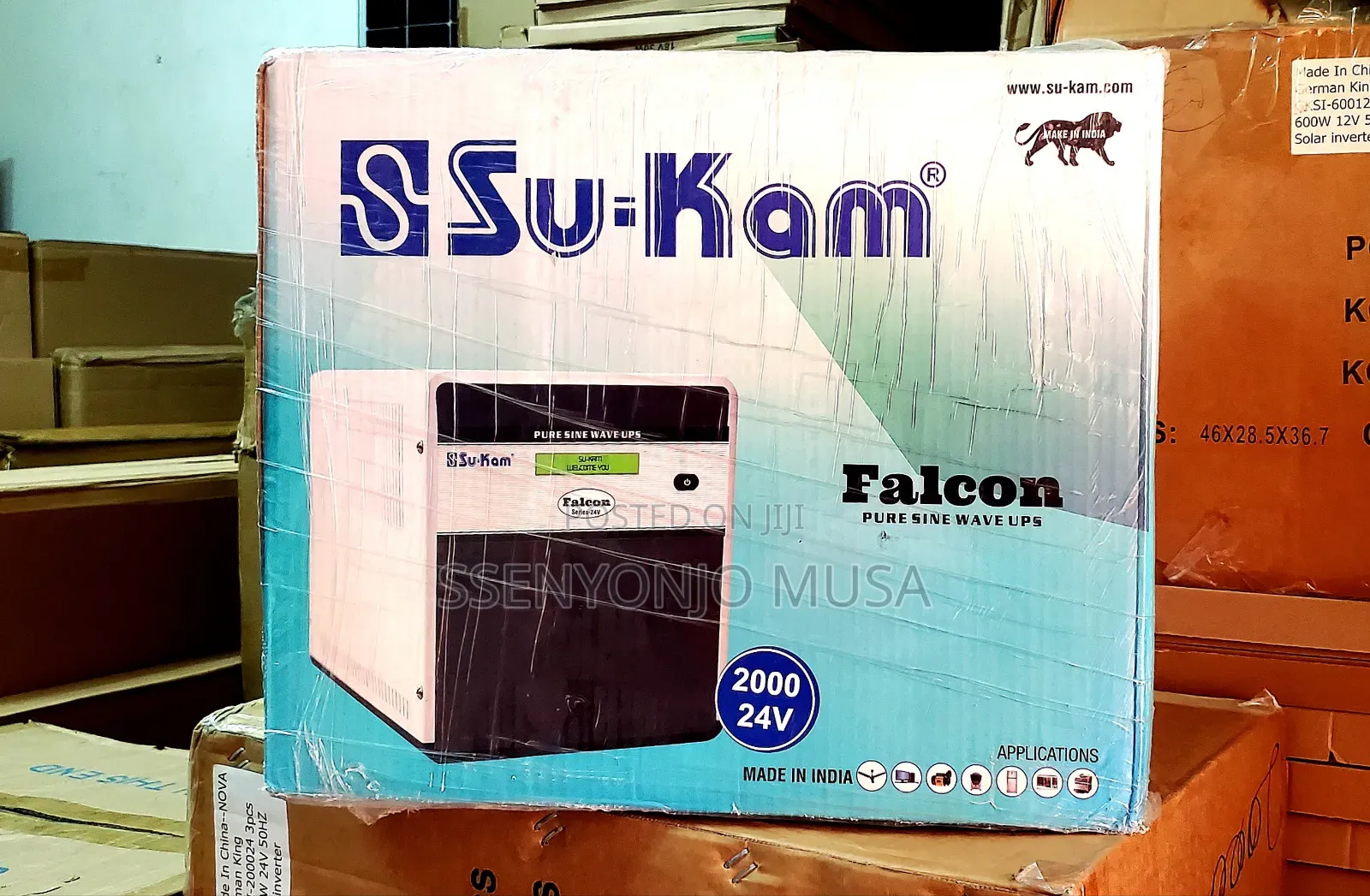 Sukam 2000/24v Falcon Sinewave Ups Inverter -1800w Load