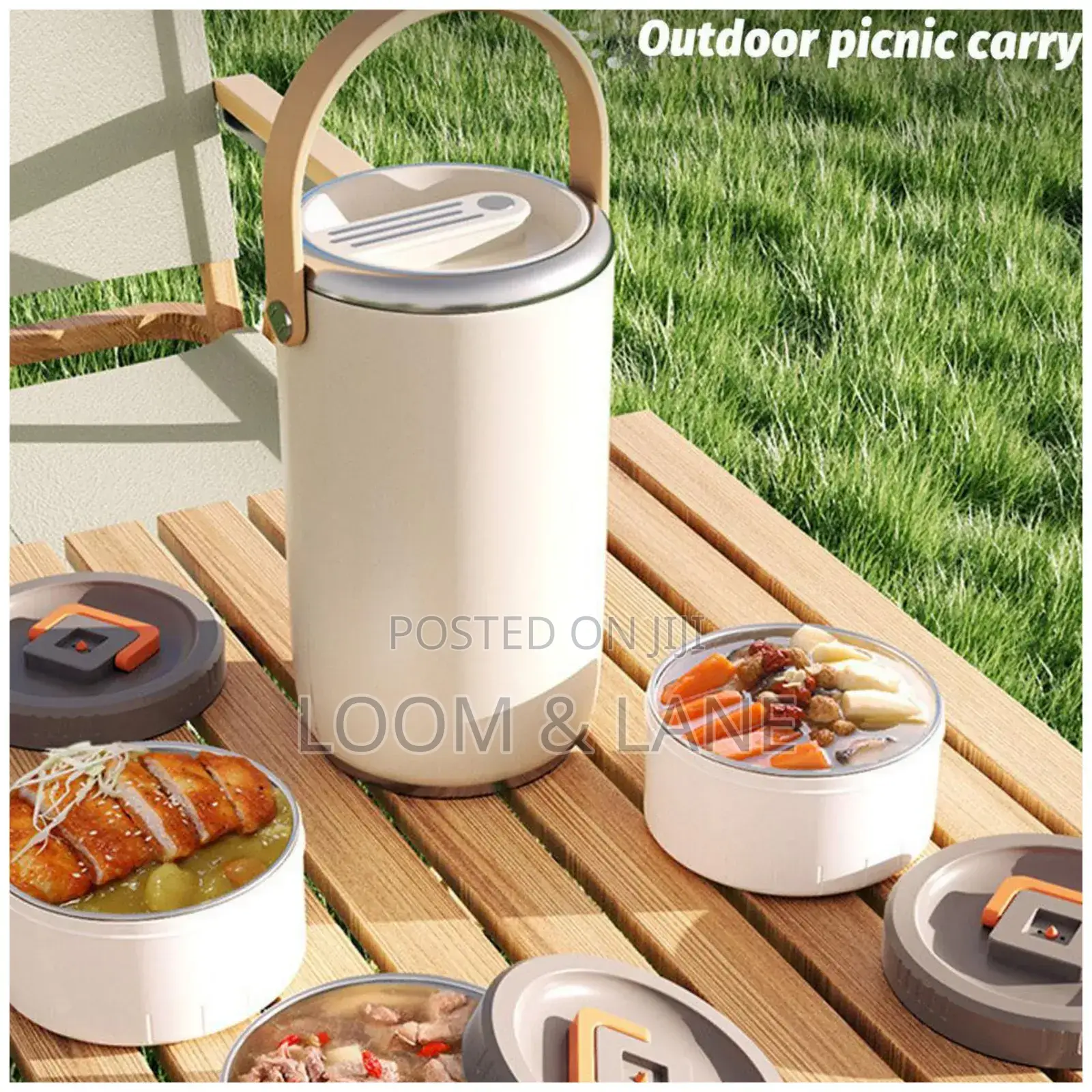 3.4l Outdoor Portable Picnic Food Flask
