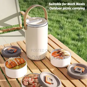 3.4l Outdoor Portable Picnic Food Flask