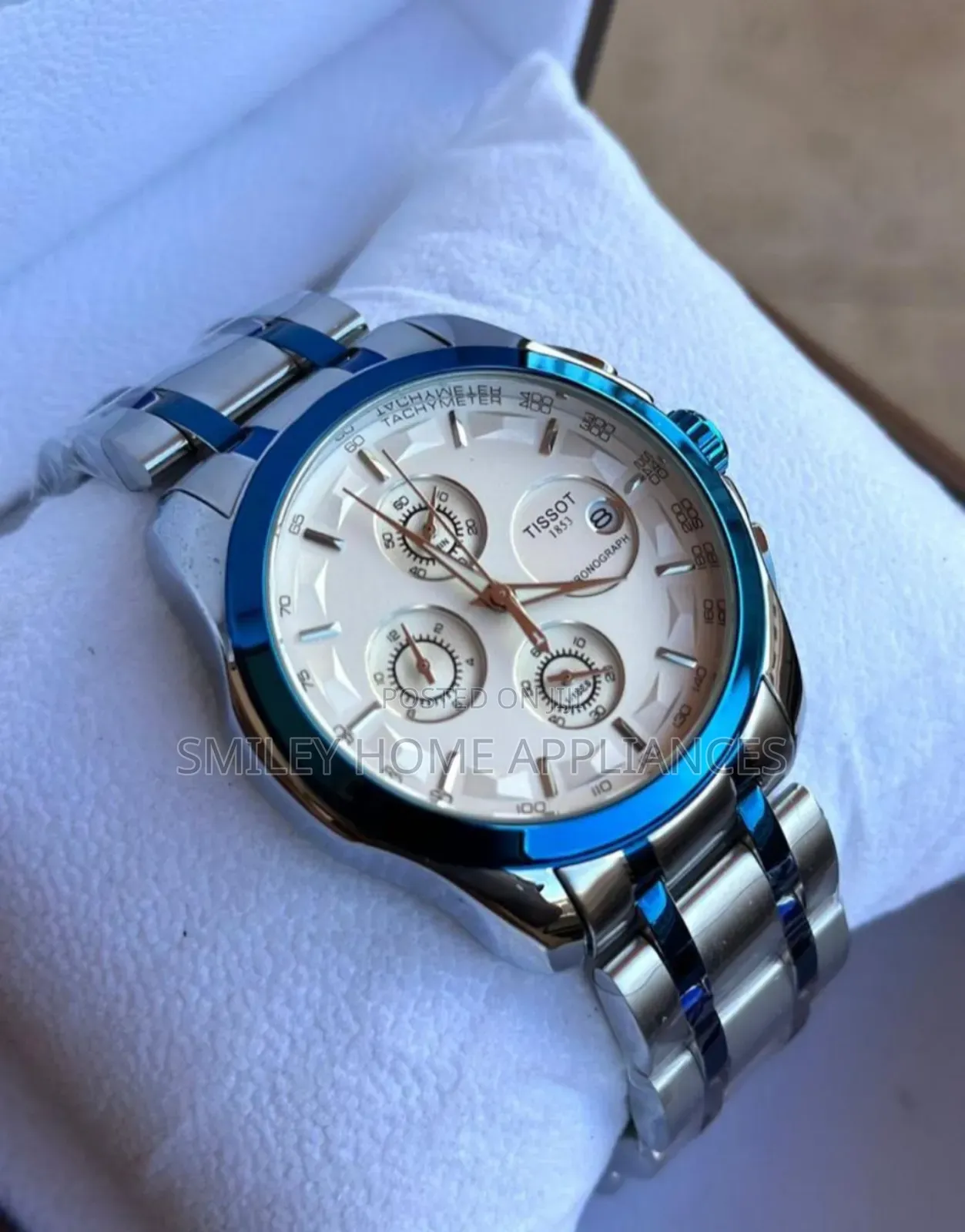 Tissot Classic Analog Watch With Blue Face