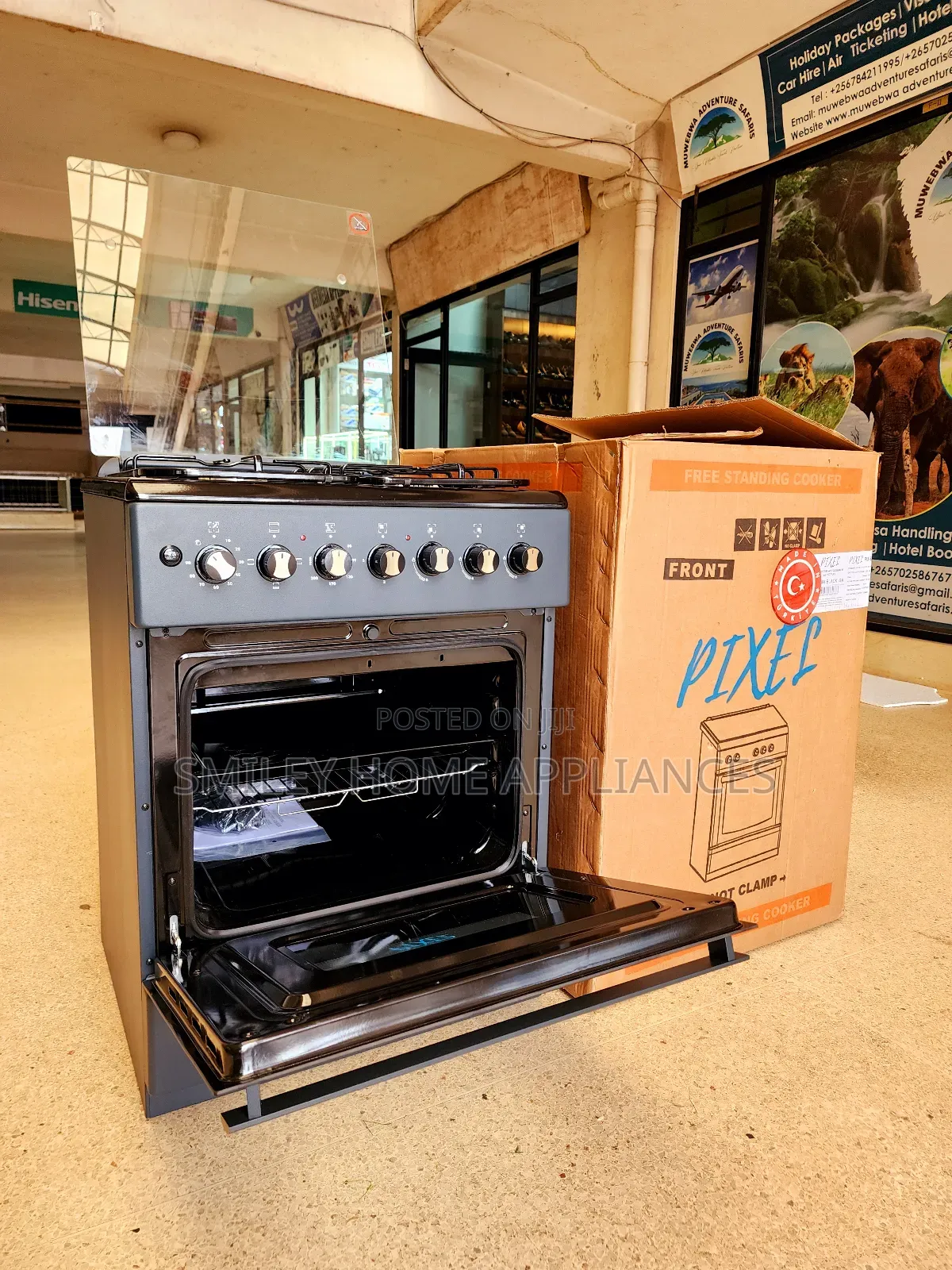 Pixels 60cm by 60cm Cooker With a Turbo Fan Fan(3+1)