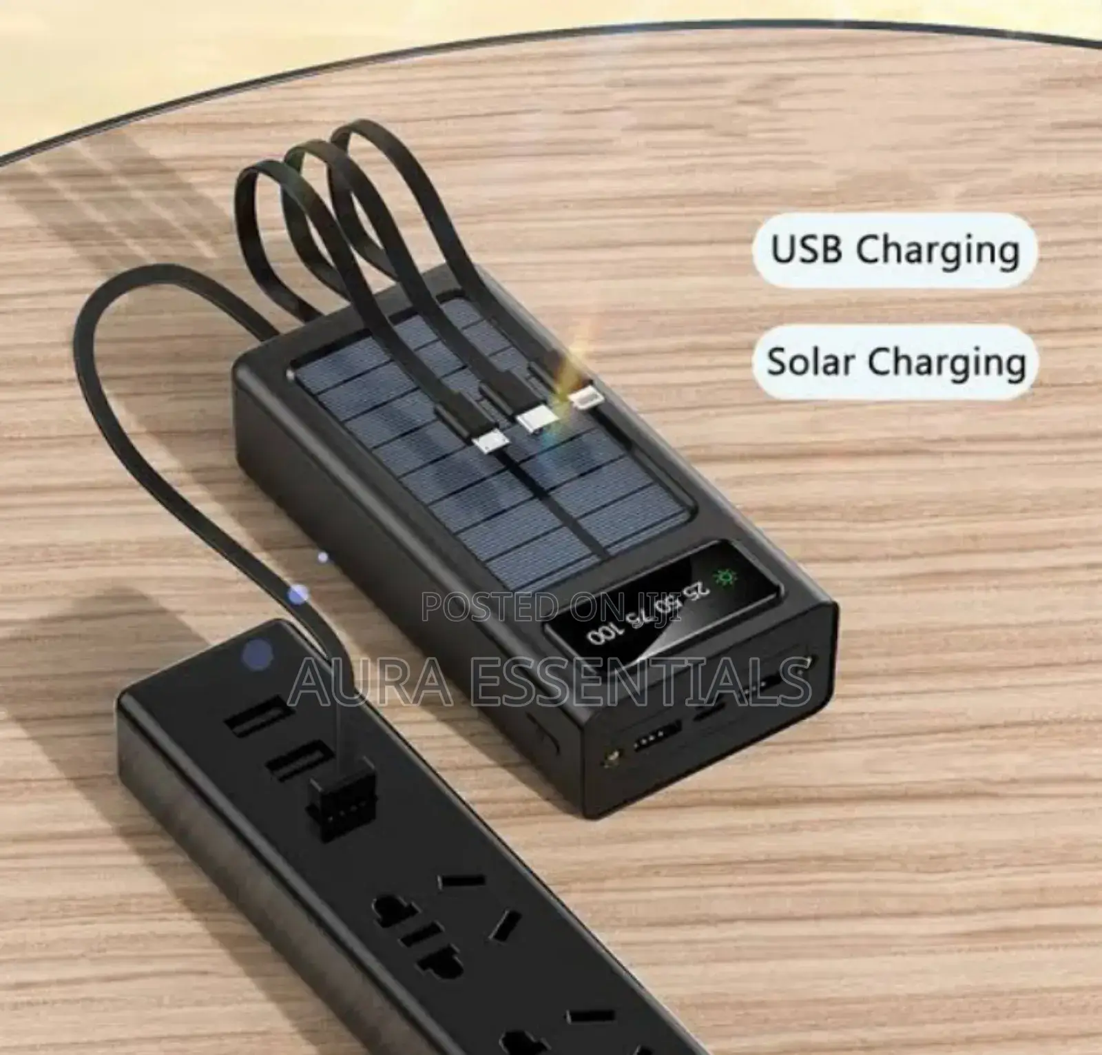 Treqa 30000mah Capacity Solar Energy Power Bank