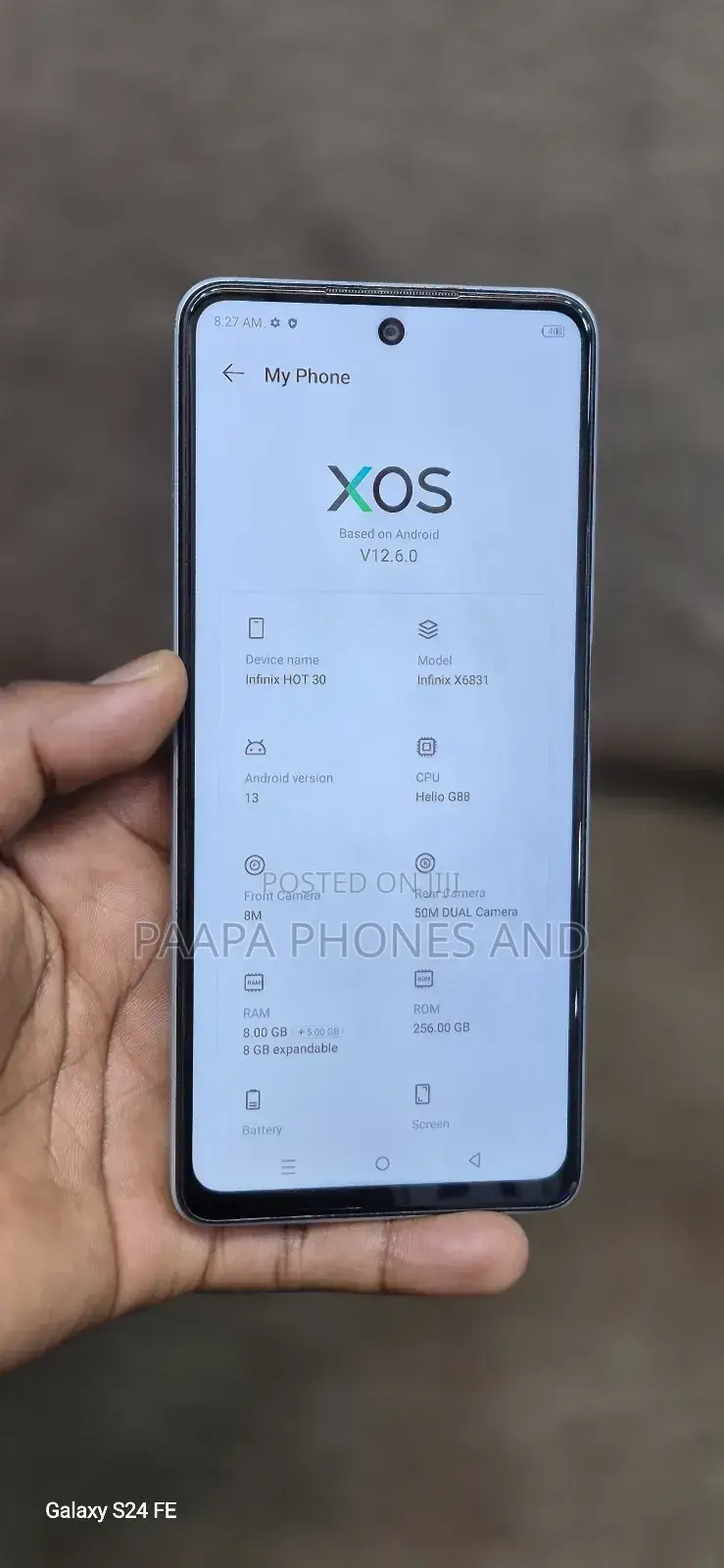 Infinix Hot 30 256 GB Blue