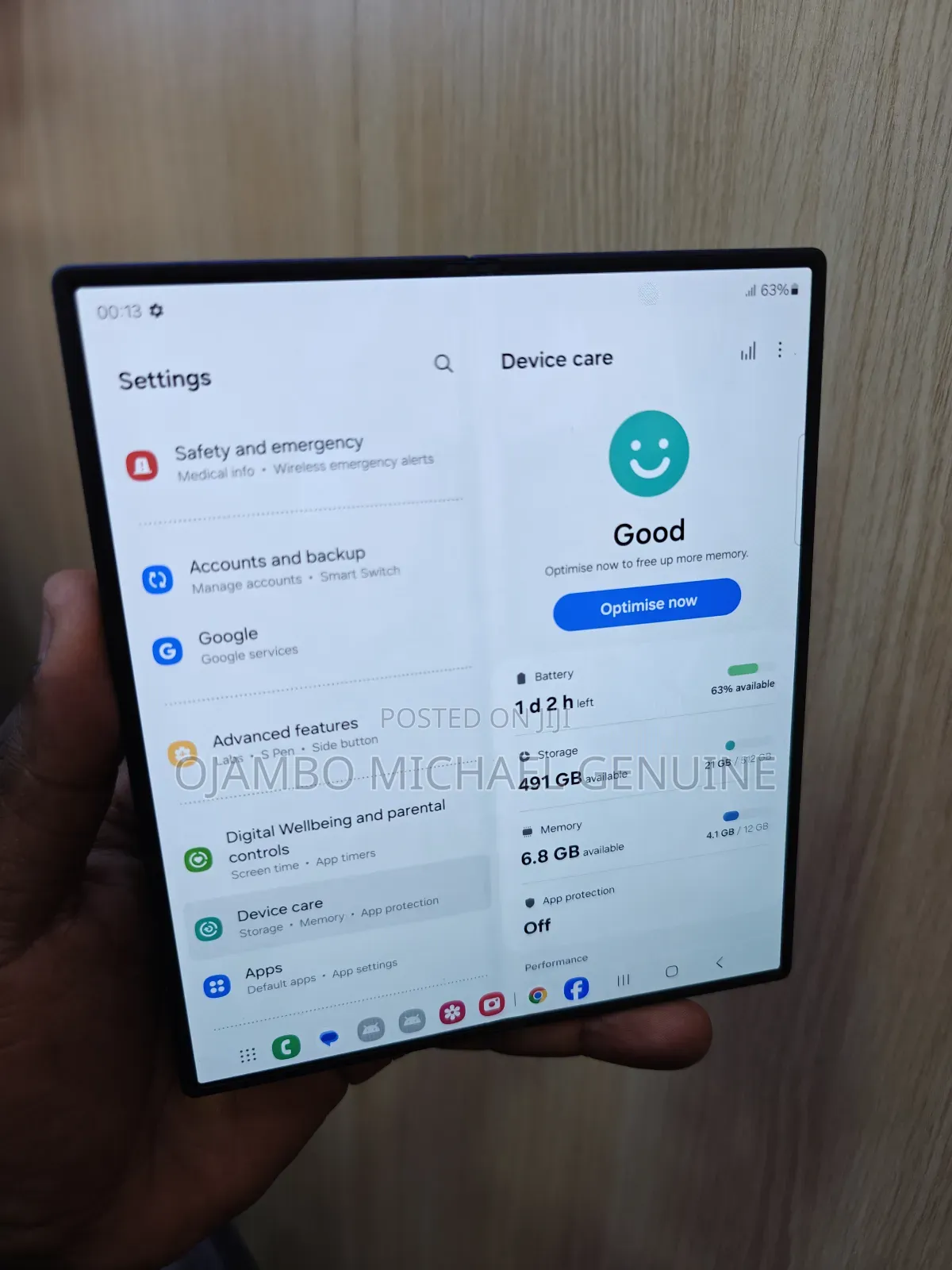 Samsung Galaxy Z Fold6 512 GB Blue
