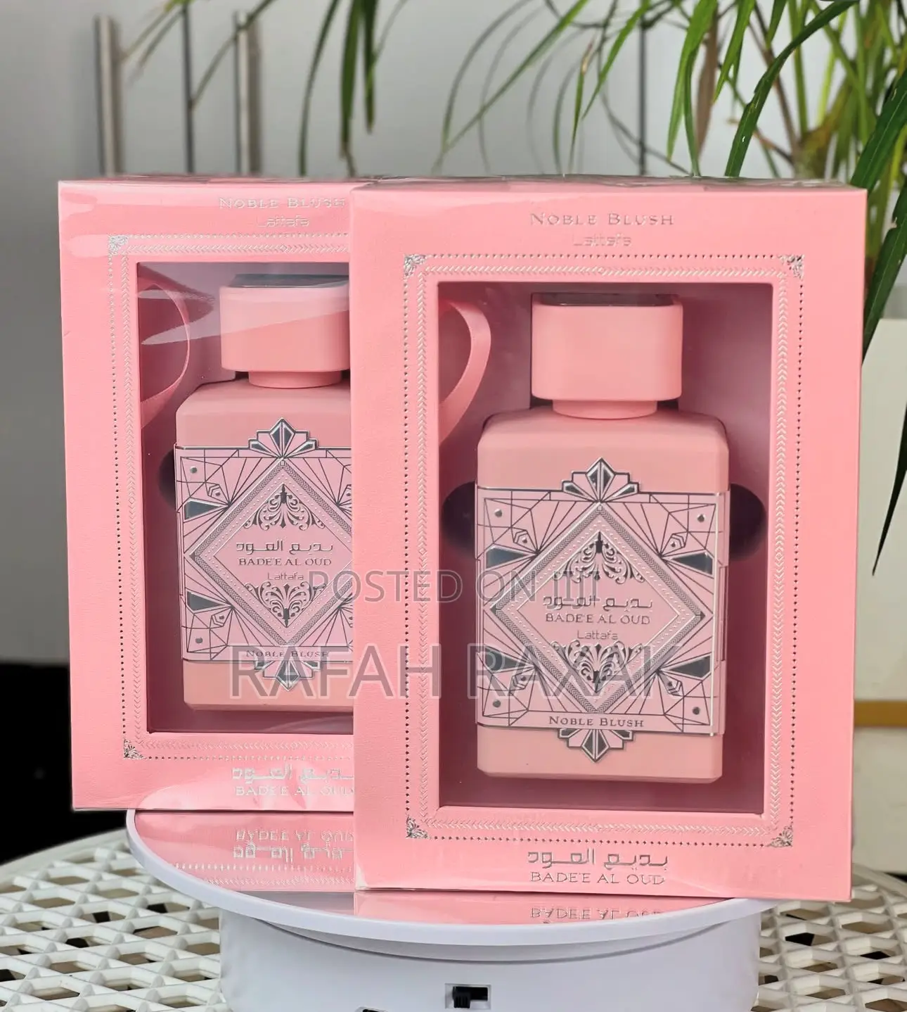 Original Lattafa Pink Bade’E Al Oud “Noble Blush” Parfum