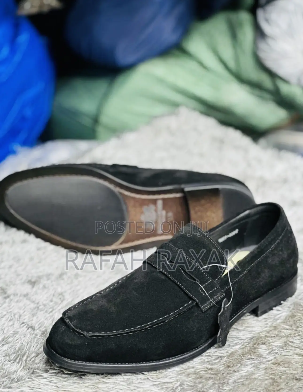 Original Black Suede Franco Banetti Loafers