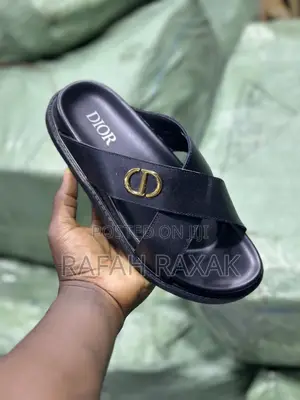 Original Men’S Luxury Dior Cross Leather Sandals