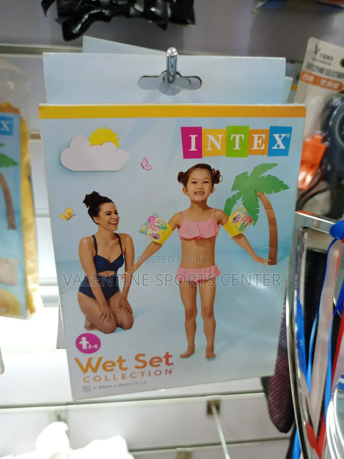 Red Colour With White Blue Color for Swimming Costume