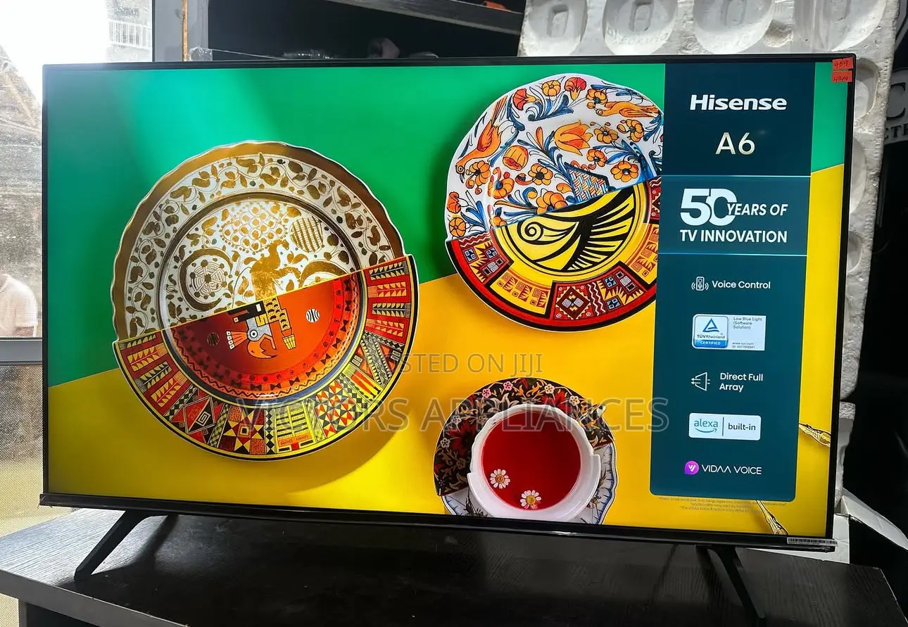 Brand New Hisense 50” A6 Series Uhd Smart Tv