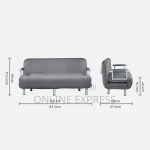 Photo - 3 Seater Foldable Sofa