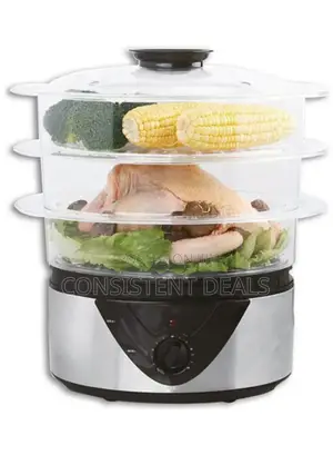 Sanford 3 Layer 8l Electric Food Cooking Steamer Pot
