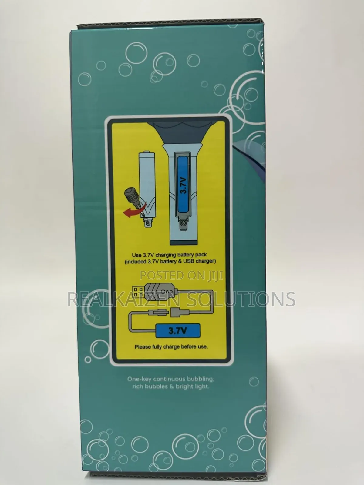 Automatic Rechargeable Kids Handheld Lotus Bubble Wand