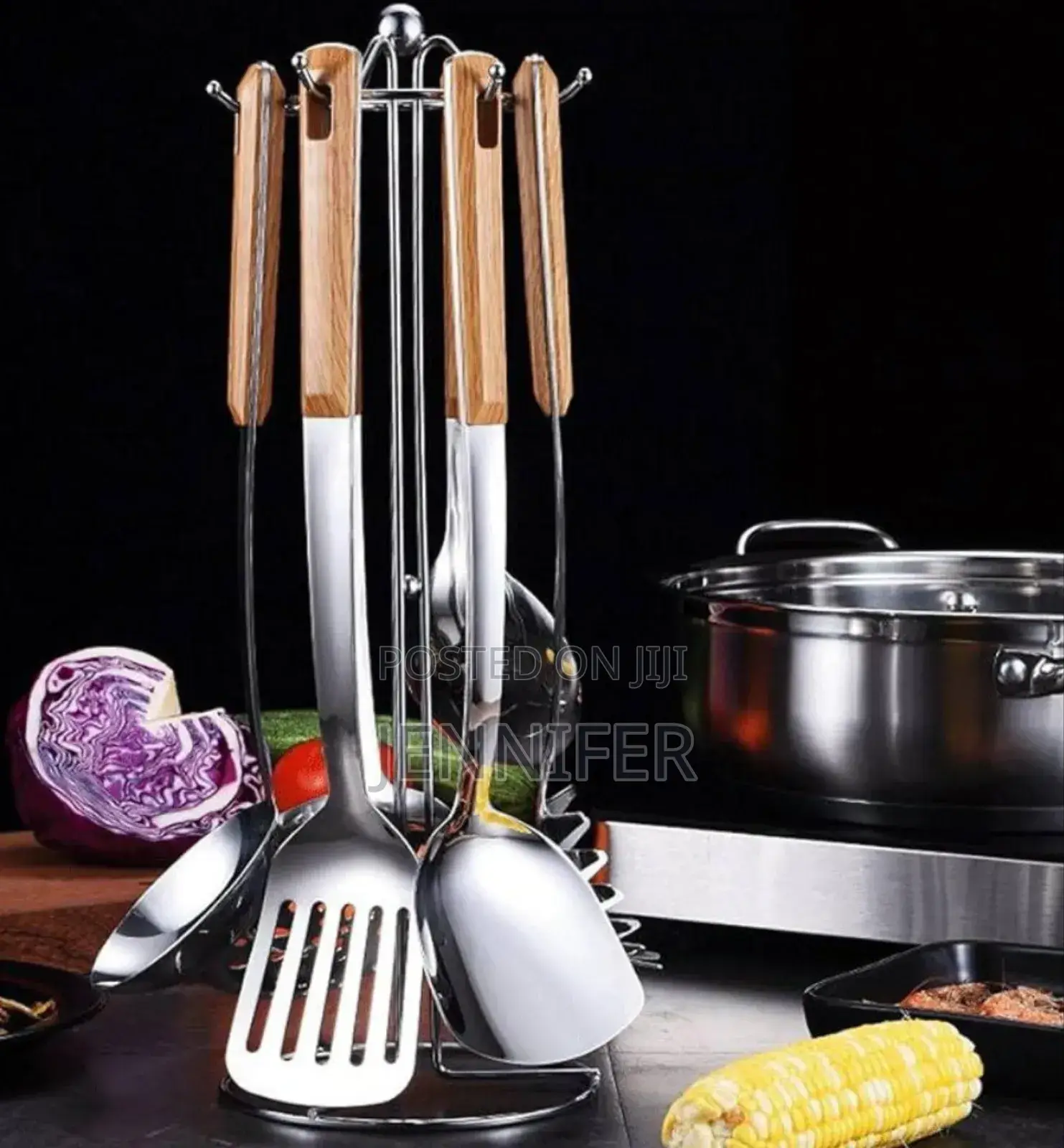 Durable Stainless Steel Kitchen Utensils Set