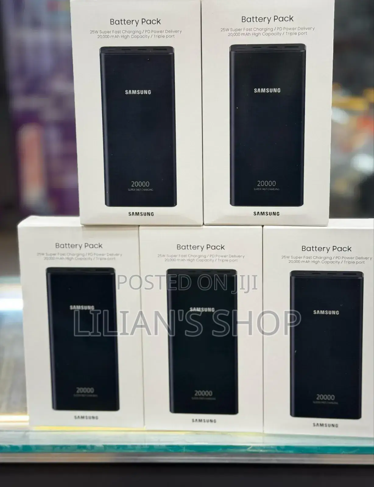 Samsung Battery Pack 25w Super Fast Charging 20,000 Mah