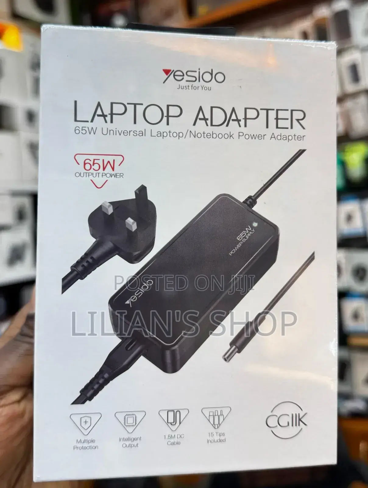 Yesido Universal Laptop Adapter 65w
