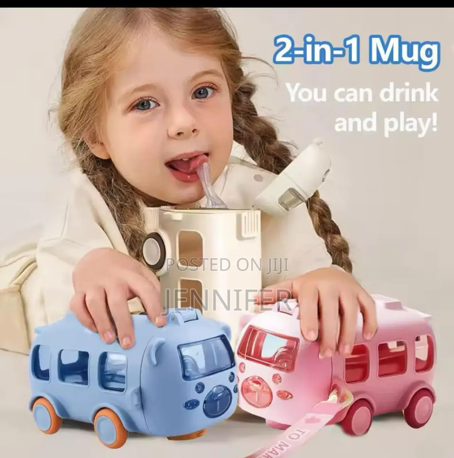 Kid's Bear Bus Water Bottle