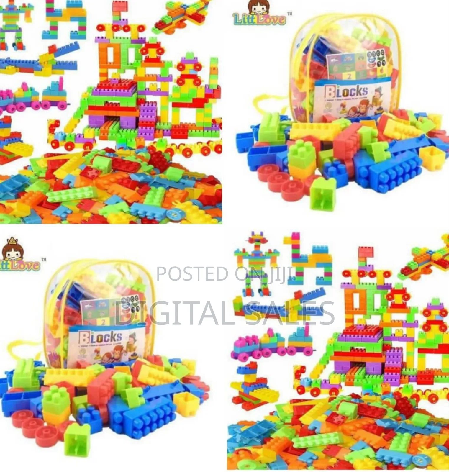 Plastic Stacking Toy Building Blocks