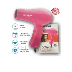 Nova Travel Foldable Hair Dryer.
