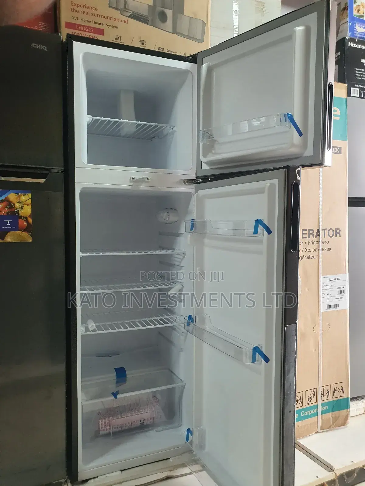 220litrs Chiq Fridge Black