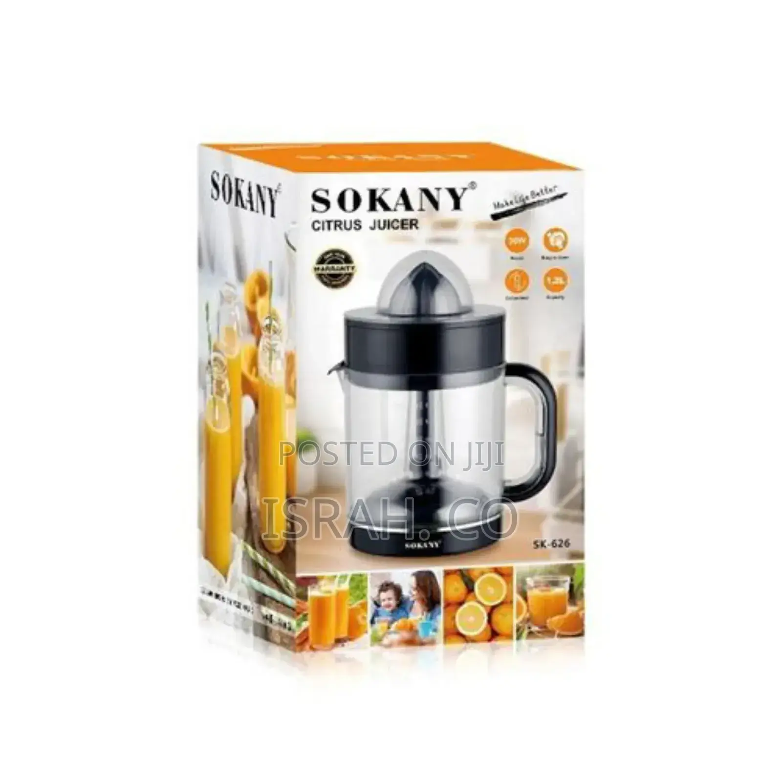 Sokany 1.2l Electric Orange Fruits Lemon Citrus Extractor