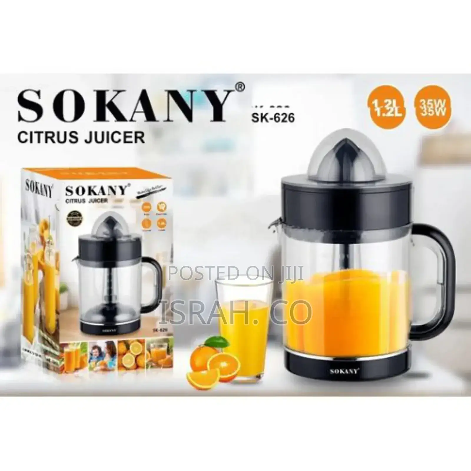 Sokany 1.2l Electric Orange Fruits Lemon Citrus Extractor