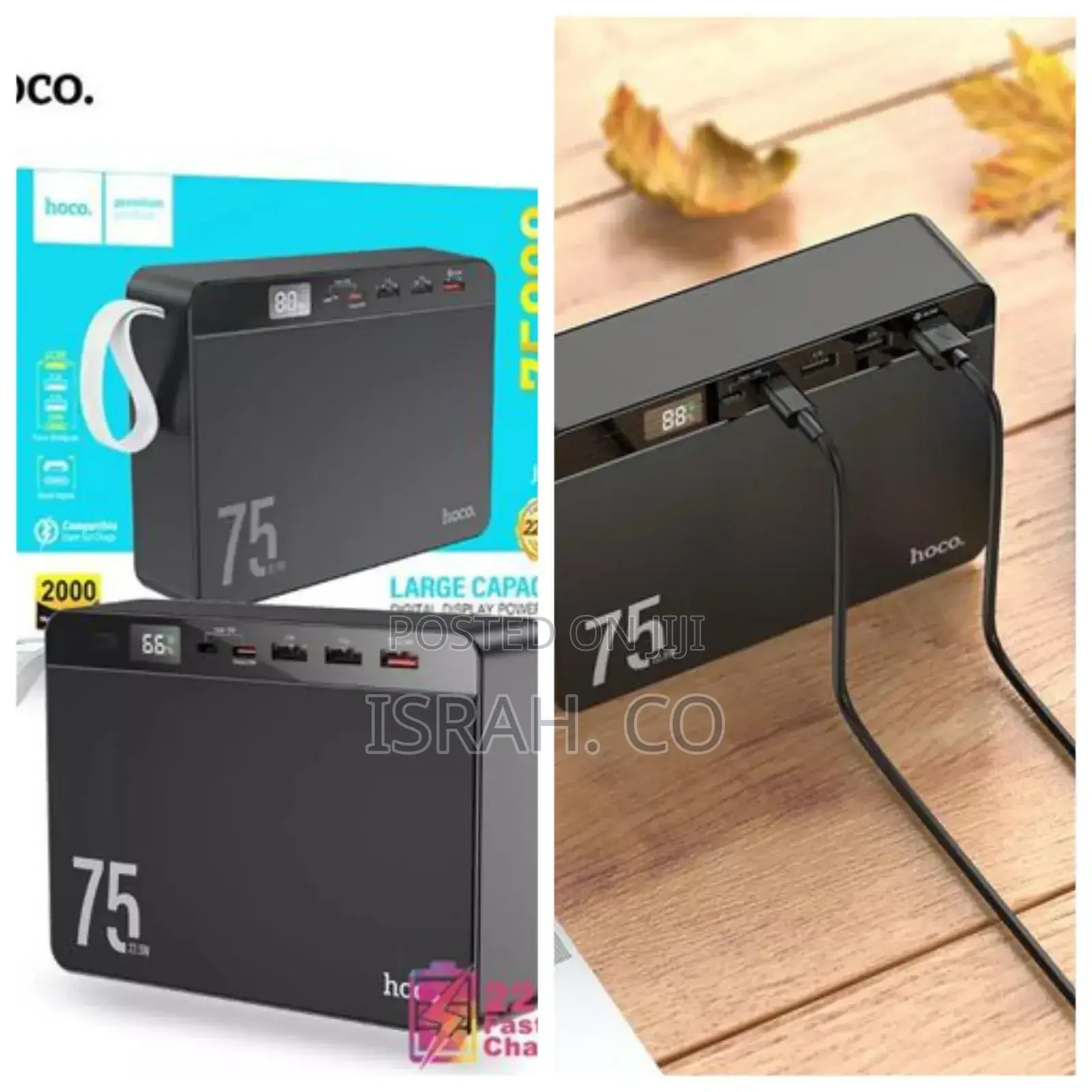 Hoco J94 Overlord Emergency Portable Mobile Phone Power Bank