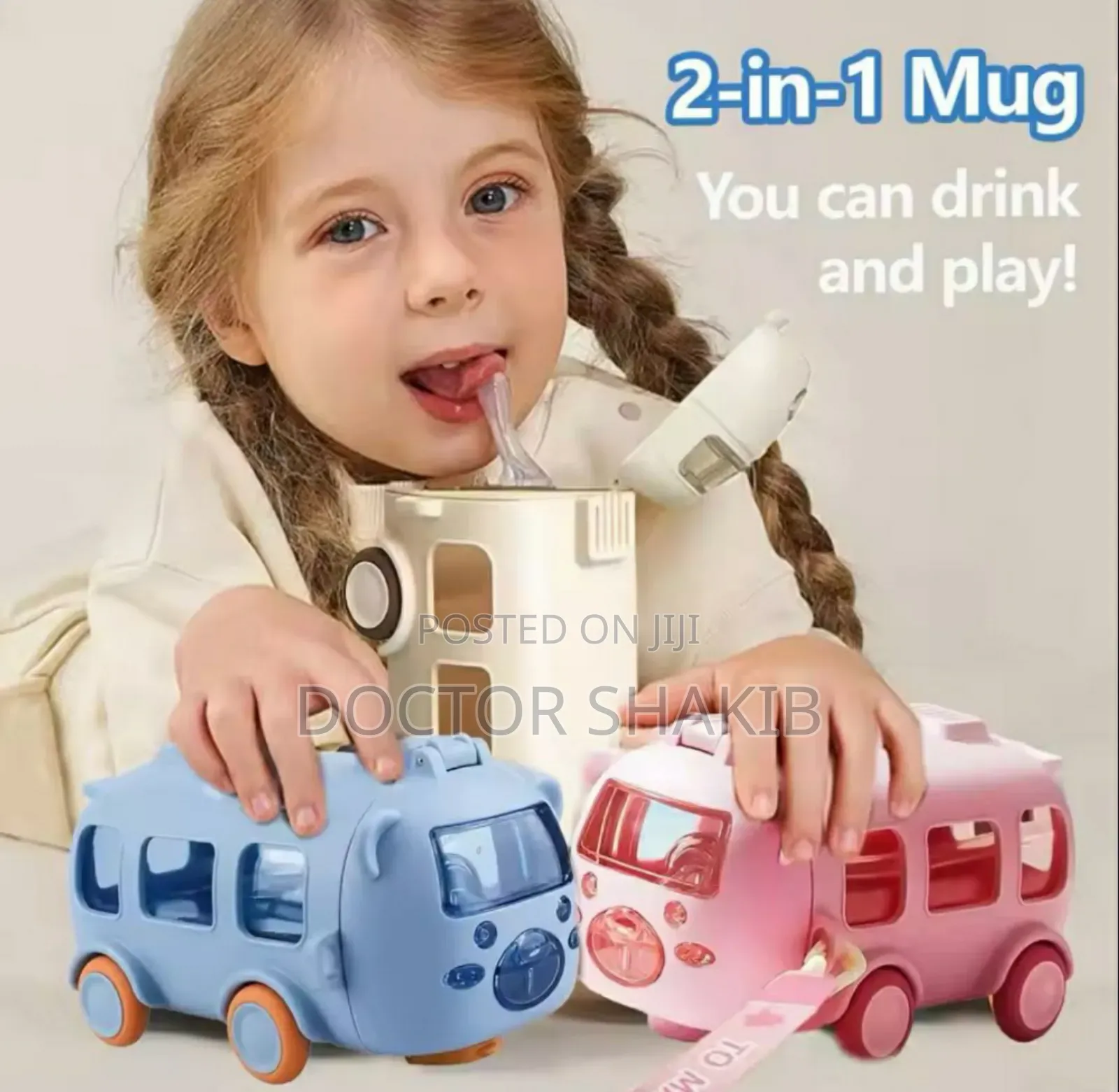 Luxurious Kids Cute Bear Portable Water Bottle 500ml