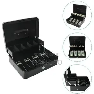 1pc Portable Money Cash Register Box Container Tray Cashier