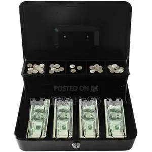 1pc Portable Money Cash Register Box Container Tray Cashier