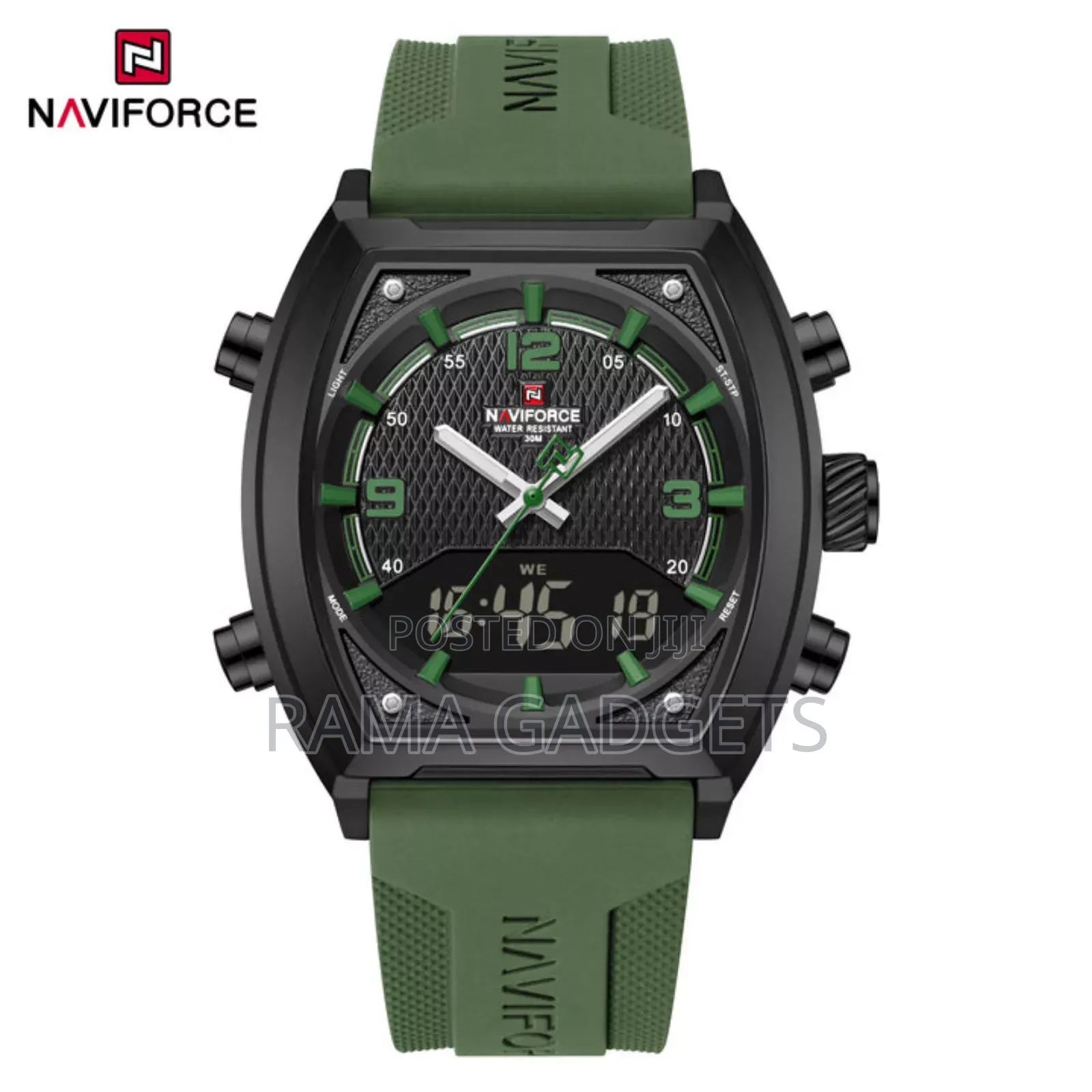 Naviforce Nf9242 Quartz + LCD Digital Watch